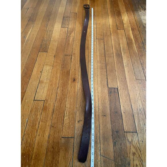 EDDIE BAUER Distressed Brown Leather Belt Mens sz XL - Picture 11 of 11